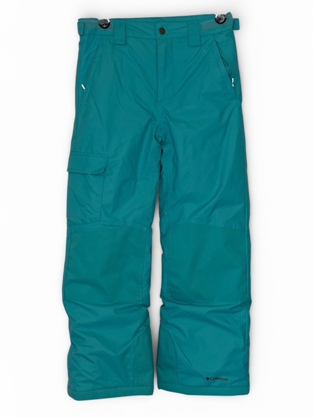 Columbia Bugaboo Insulted Teal Kids Snow Pants, size medium
